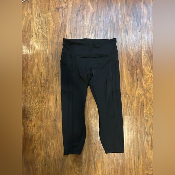 Athleta Pants - Athleta Ultimate Stash 7/8 Tights Black Stretch Activewear